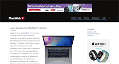 Desktop Screenshot of macweb.ch