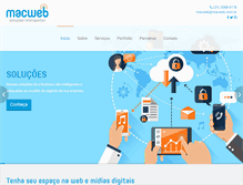 Tablet Screenshot of macweb.com.br